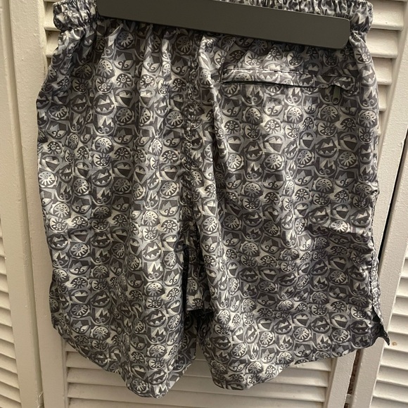 Gray Patterned Drawstring Skirt - Picture 4 of 4